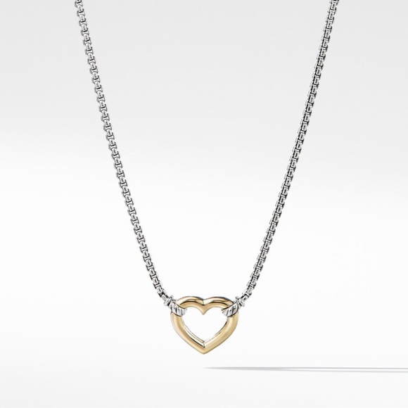 David Yurman Gold Heart Necklace